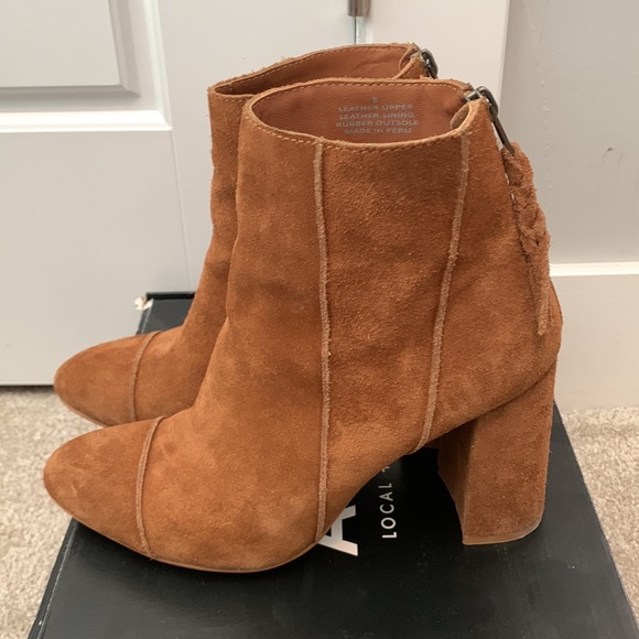 ABLE Chestnut Suede Bootie - Picture 5 of 7